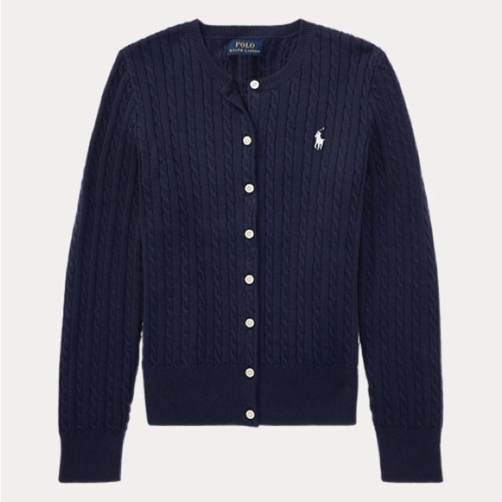 Polo Ralph Lauren Mini-Cable Cotton Cardigan